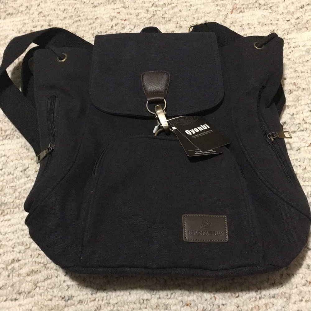 Black backpack